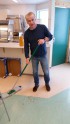 Juleavslutning på Hafslo. Jan Frode og Lena nr 5. Ola fekk velje premie først i dag og...